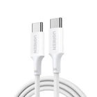 Кабель UGREEN L502 USB-C to USB-C PD 100W 5A Fast Charging Braided Cable 2m White (35221)