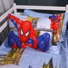 Простынь MirSon Бязь 17-0890 Spider-Man City Light 150х220 см (2200012389058)