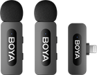 Бездротовий петличний мікрофон BOYA BY-V2 Lightning Black