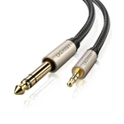 Аудіокабель UGREEN AV127 3.5mm to 6.35mm TRS Stereo Audio Cable 1m Grey (UGR-10625)