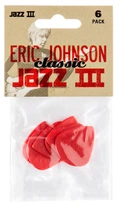 Медиаторы Dunlop 47PEJ3N Eric Johnson Jazz III Player's Pack (6 шт.)