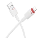 Кабель синхронизации Borofone BX110 Premium USB to Lightning 2.4A 1 м White (37239_3611053)