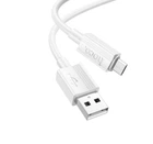 Кабель для зарядки Hoco X107 USB-МicroUSB 2.4A 1 м White (34400_3340263)