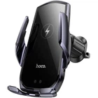 Автотримач Hoco CA202 Plus з бездротовим зарядним 15W black