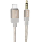 Аудіо кабель Aux HOCO UPA32B Clever digital (Type-C to AUX 3.5mm) (1m) (Gold) (243331)