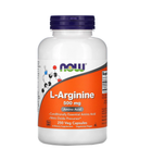 Амінокислота Now Foods L-Arginine 500 мг Капсули