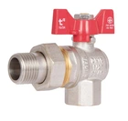 Кран шаровой "Американка" Thermo Alliance Standart 1/2" ВН угловой, PN40, бабочка SD222W15