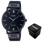Мужские часы Casio MTP-VT01B-1B Черные ( AT1141-0450 )