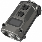 Фонарь брелок Nitecore TINI 3 2xNiteLab UHE LED 600 лм USB-C 5 режимов 47,2х25,4 мм Серый (2603816091)