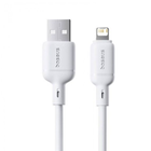 Кабель Baseus Silky Series USB to Lightning 2.4A 1m білий (P10377702213-00)