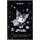 Блокнот Kite А6 Kuromi, тверда обкладинка, 80 аркушів, клітинка (HK24-199-1)