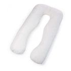 Подушка MirSon для вагітних та відпочинку Eco Line №8033 U-подібна White-Creamy (2200006185086) MirSon 2200006185086 879517