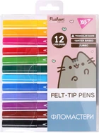 Фломастеры Yes 12 цветов Jumbo Pusheen (650589)