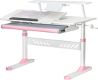 Дитячий стіл Evo-Kids TH-310 з полицею S30 Pink (TH-310 W/PN + BD-S30 PN)