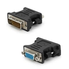 Перехідник VGA (мама)/DVI-I 24+5 (тато) Black Q50