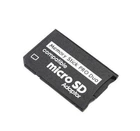 Адаптер переходник MicroSD Memory Stick ProDUO для Sony Playstation PSP Черный
