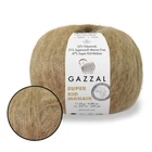Gazzal Super Kid Mohair, Бежевый №64406 − супер кид мохер, тонкая пряжа для ажурных изделий и паутинок, 25 г/237 м