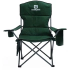 Крісло туристичне складне для кемпінгу кемпінгове BaseCamp Hunter Olive green (100011409)