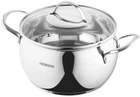 Кастрюля со стеклянной крышкой Gemini Liguria, 4л, нержавеющая сталь ARDESTO (2000003277964)