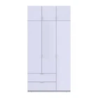 Распашной шкаф для одежды Doros Лукас Белый 3ДСП 120х50х240 (80737796)