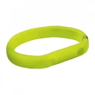 Нашийник для великих собак Trixie Flash Light Ring зелений з підсвічуванням USB L-XL 70 см (MLZ7421)