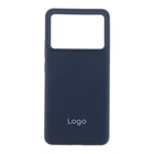Чохол Liquid Silicone (AA) для Xiaomi Poco X6 Pro 5G Колір 08.Dark Blue