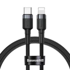 Кабель Baseus Cafule USB-C to Lightning 18W PD 18W 1m Black/Gray (CATLKLF-G1)