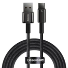 Кабель Baseus Tungsten Gold USB 2.0 to USB-C PD 100W 6A Fast Charging 1m Black (CAWJ000001)