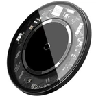 Зарядний пристрій Qi BASEUS Simple Magnetic Wireless Charger (suit for IP12) 15W (WXJK-E02) transparent-black