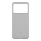 Противоударный Чехол Liquid Silicone (AA) для Xiaomi Poco X6 Pro 5G 09.White