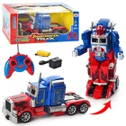Радиокерованный трансформер A-Toys "Трейлер" 29,5 см с аккумулятором, звуком и светом (28128)