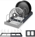 Раздвижной органайзер для кастрюль и крышек с несколькими уровнями хранения Lid Rack 223-23 A-529