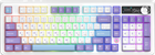Бездротова механічна клавіатура Ajazz AK980 V2 Gift Switch V2 Purple White Blue (AK980-V2-G-PWB)