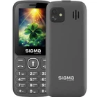 Мобільний телефон Sigma mobile X-style 242 Lucky, Grey, 2 Mini-SIM, дисплей 2.4' (240х320), SC6531E, MicroSD (до 32 ГБ), FM,