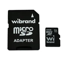 Карта памяти microSDXC, 256Gb, Wibrand, Class10 UHS-I U3, SD адаптер (WICDHU3/256GB-A)