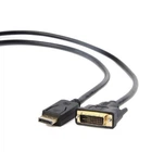 Кабель DisplayPort (M) – DVI-D (M), 1.8 м, чорний, Cablexpert (CC-DPM-DVIM-6)