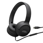 Навушники JBL Tune 520C, чорний, USB-C, мікрофон, однокнопковий пульт управління, технологія 'Pure Bass', складний дизайн,