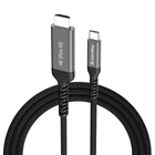 Кабель HDMI (M) - Type-C (M), 2 м, чорний, ColorWay, 4K/60 Гц (CW-CBCHD077-BK)