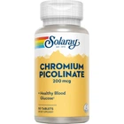 Хром піколінат, Chromium Picolinate, Solaray, 200 мкг, 50 таблеток