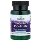 Хром Піколінат, Chromium Picolinate, Swanson, 200 мкг, 100 капсул