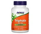 Натуральна добавка Now Foods Triphala 500 мг Таблетки