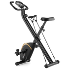 Велотренажер Gymtek FX800 золотой. Магнитный, складной, с эспандерами, до 110 кг, для дома, кардио