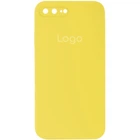 Чохол Silicone Case Square Full Camera для iPhone 7 Plus/8 Plus 50.Canary Yellow
