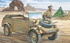 Збірна модель 1:35 автомобіль Volkswagen Typ 82 Kübelwagen Italeri 0312