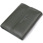Кошелек ST Leather Из натуральной кожи Зеленый (23075)