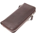 Гаманець Canpellini З натуральної шкіри Коричневий (21617)