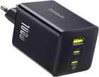 Мережевий зарядний пристрій Baseus EnerFill FE11 100W 2 x USB-C + USB-A Black (6932172690632)