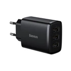 Зарядное устройство Baseus Compact Charger 3xUSB 17W Black (CCXJ020101)