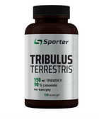 Стимулятор тестостерону Sporter Tribulus Terrestris 120 капс