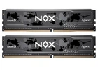 Память 16Gb x 2 (32Gb Kit) DDR5, 5600MHz, NOX, Black, 40-40-40-80, 1.25V, с радиатором Apacer (2000003326617)